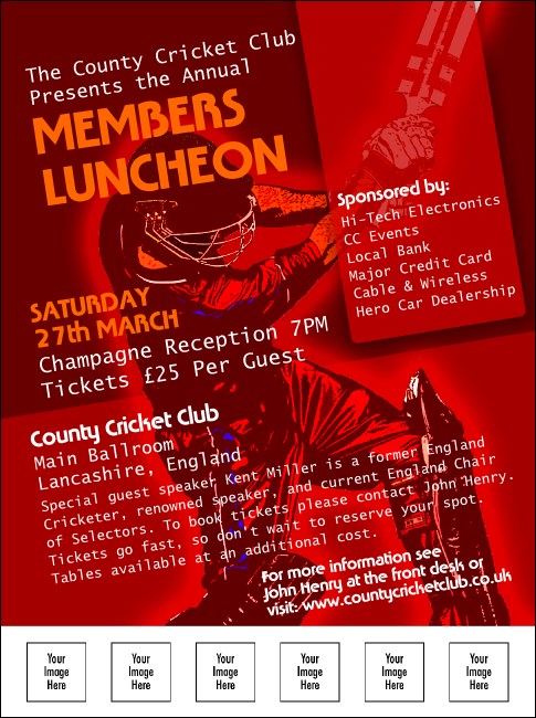 Cricket Flyer Product Front