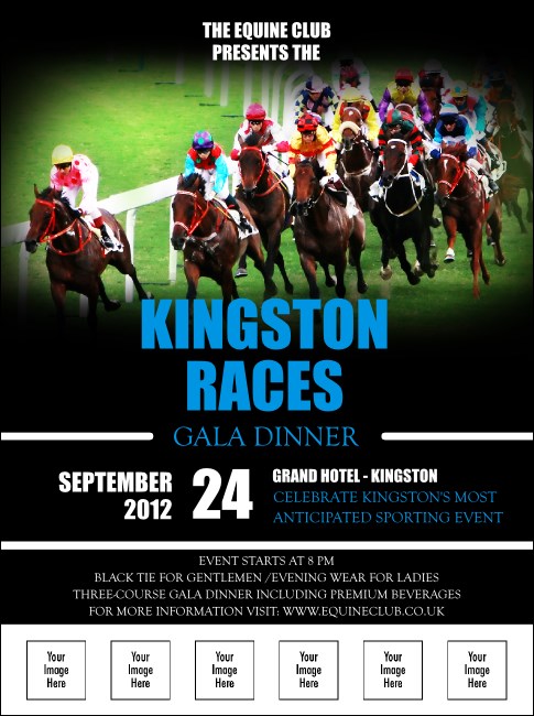 Horse Racing Flyer Product Front