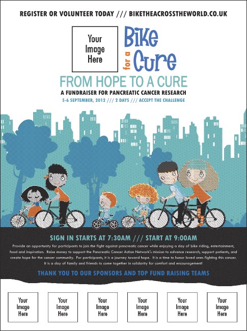 Bike for a Cause Logo Flyer