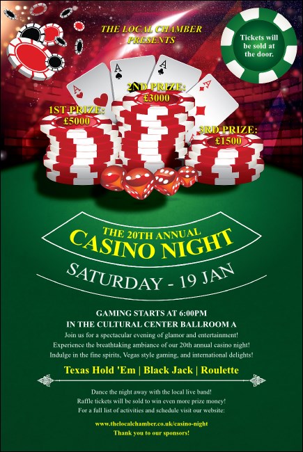 Casino Chips Poster