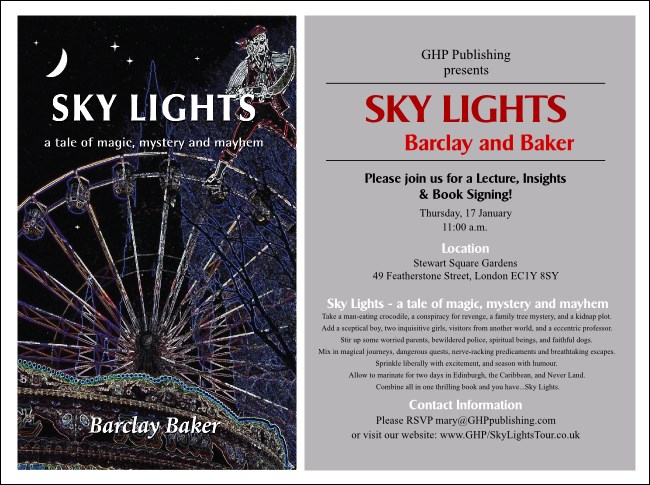 Sky Lights Book Flyer Product Front
