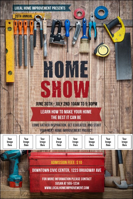 Home Improvement Logo Poster Product Front
