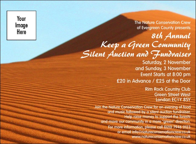 Nature Series - Desert Invitation Product Front