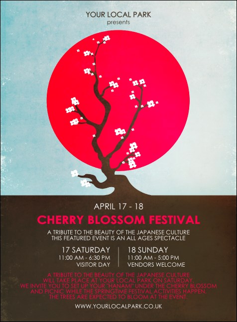 Cherry Blossom Invitation Product Front