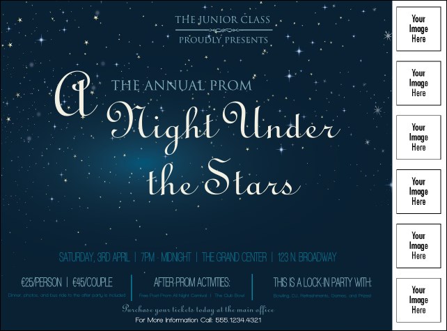 Star Theme Logo Flyer Product Front