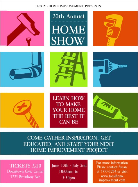 Home Show Flyer Product Front