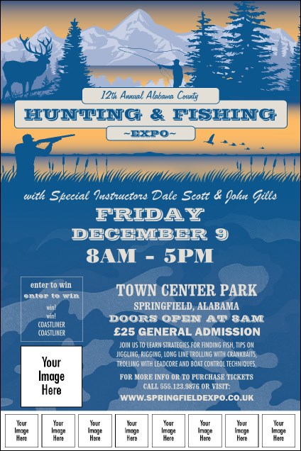 Fishing and Hunting Expo Image Poster