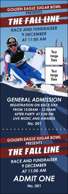 Ski Race Event Ticket