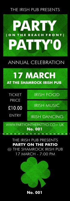 St. Patrick's Day Plaid Event Ticket