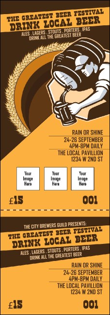 Beer Festival Artisan Event Ticket