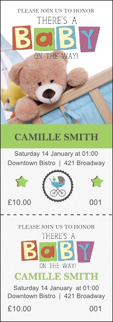 Baby Shower Teddy Event Ticket