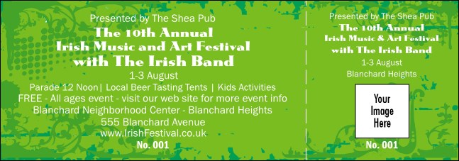Shamrock General Admission Ticket Product Front