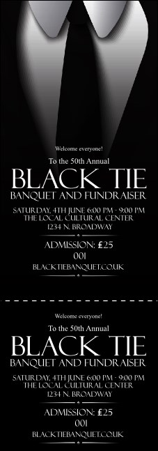 Black Tie Event Ticket