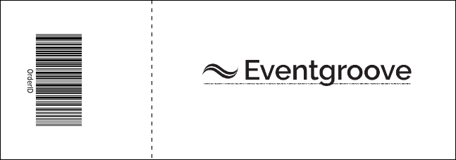 Airline Event Ticket Product Back