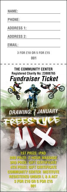 Freestyle MX Raffle Ticket