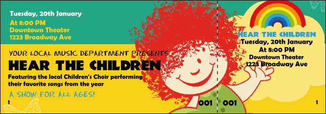 Children's Music Event Ticket