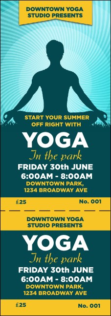 Yoga Meditation Event Ticket