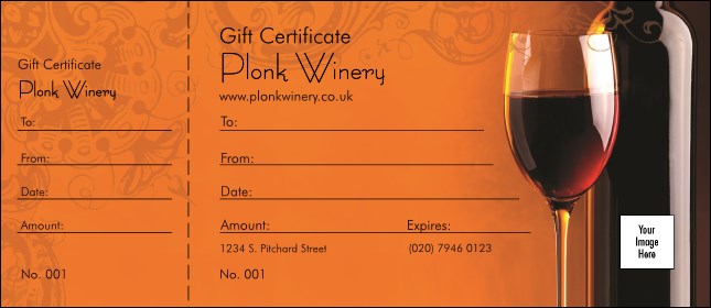 Wine Logo Gift Certificate