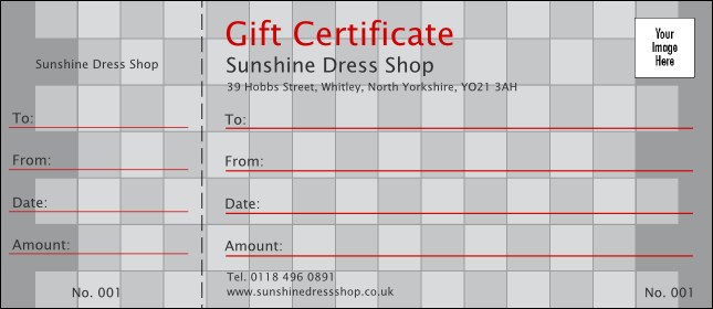 Grey Draughts Logo Gift Certificate