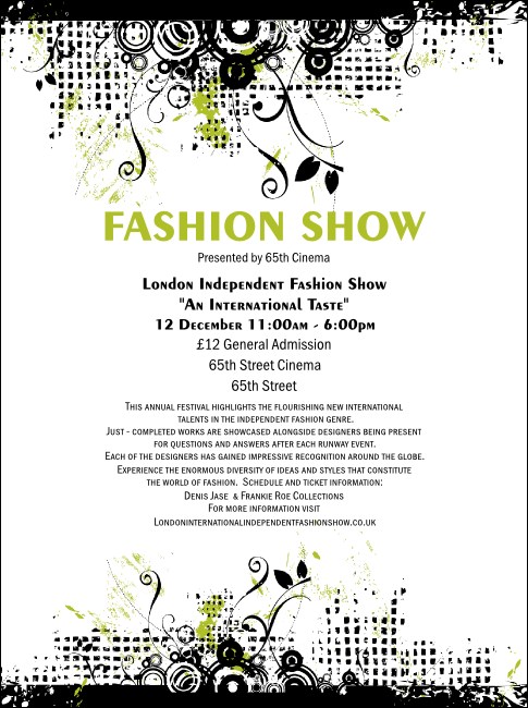 Fashion Show Flyer