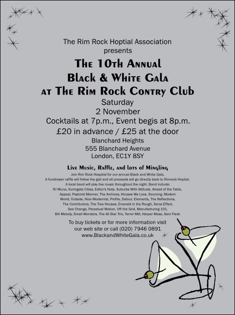 Gala Flyer