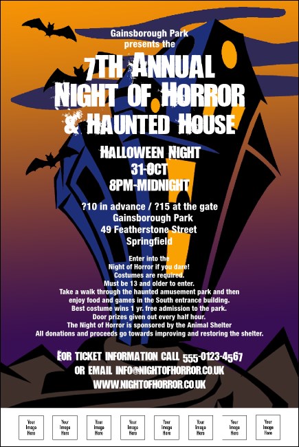 Haunted House Flyer 003