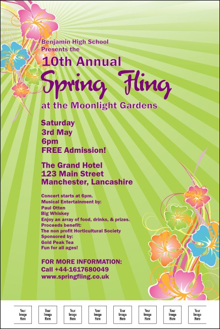 Spring Fling Poster Product Front
