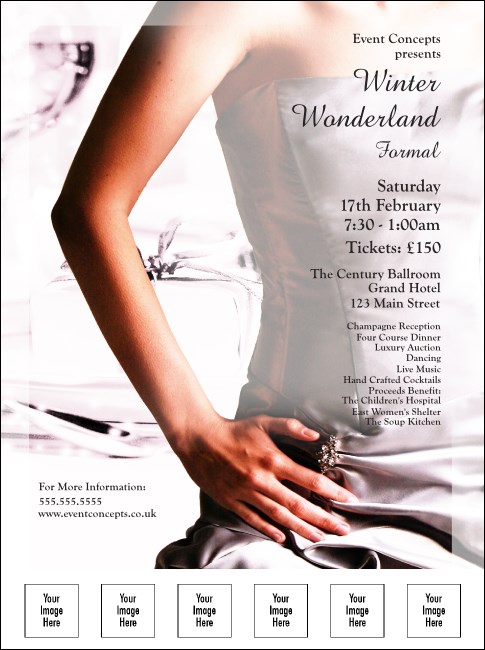 Dinner Dance Flyer Product Front