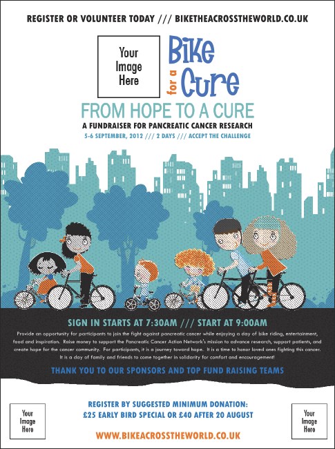 Bike for a Cause Flyer Product Front