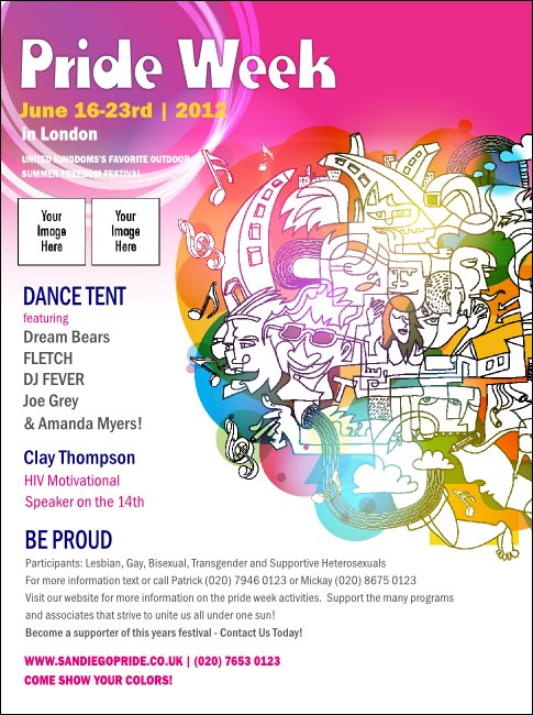 LGBT Pride Flyer Product Front