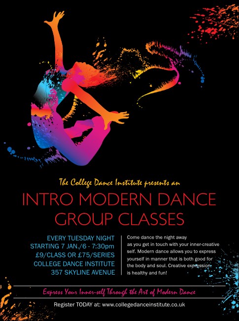 Modern Dance Black Flyer