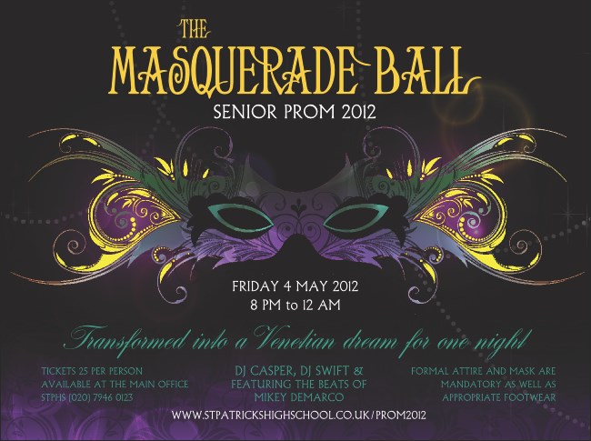 Masquerade Ball Flyer