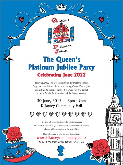 Queen's Platinum Jubilee Flyer 02