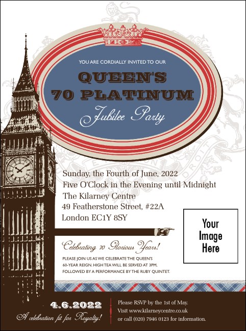 Queen's Platinum Jubilee Flyer 01 Product Front