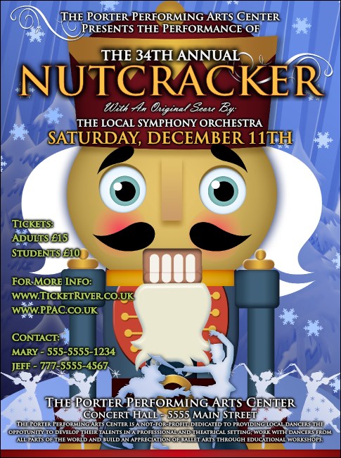 Nutcracker Ballet Flyer