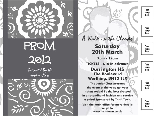 Grey Prom Flyer Product Front