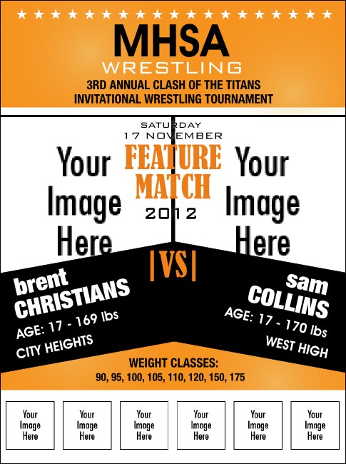 Versus All Purpose Logo Flyer (Orange) Product Front