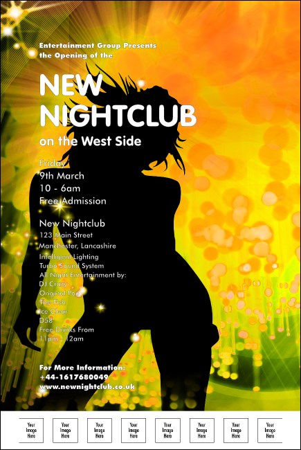 Nightclub Yellow Poster Product Front