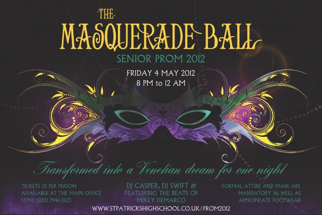 Masquerade Ball Poster