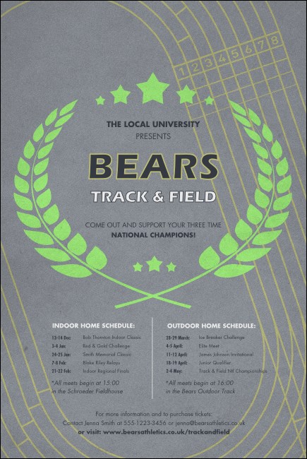 Track and Field Poster