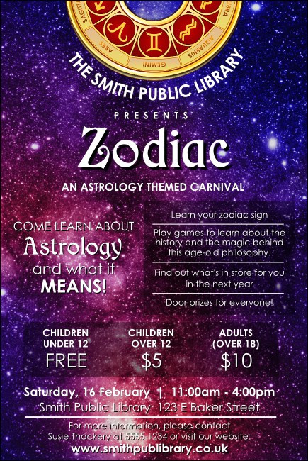 Astrology Poster Product Front