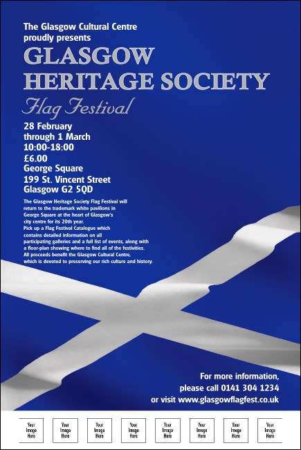 Scottish Flag Poster Product Front