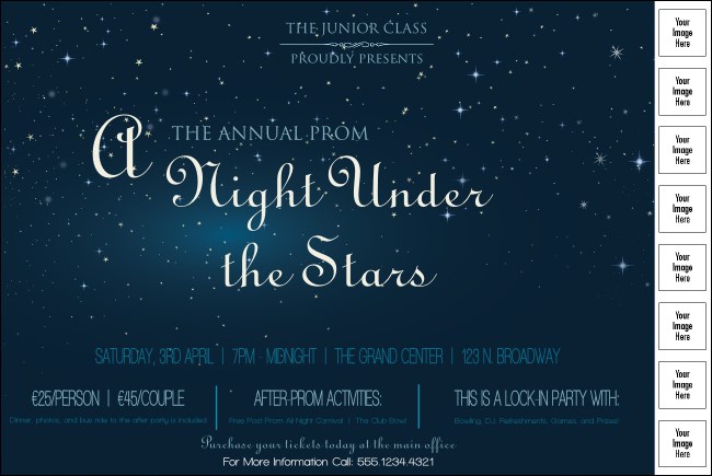 Star Theme Logo Poster