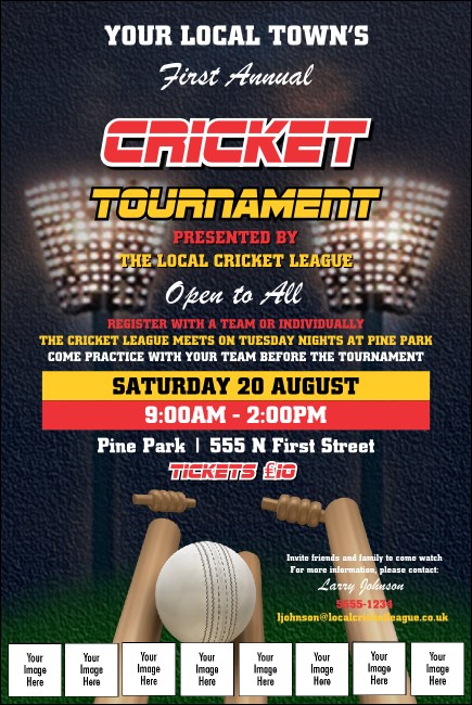 Cricket 2 Logo Poster