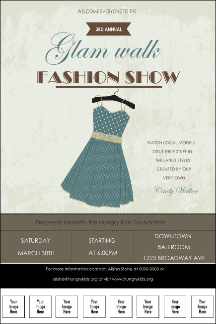 Fashion Show Logo Poster