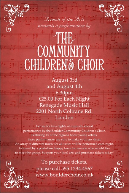 Choir Poster