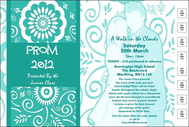Turquoise Prom Poster Product Front