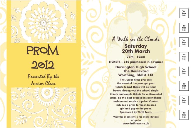 Yellow Prom Poster Product Front