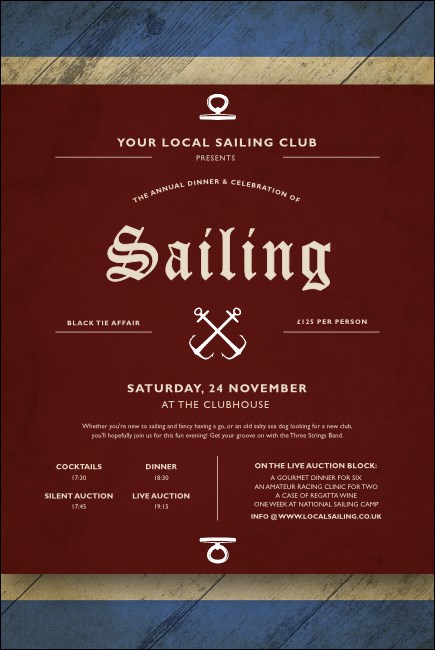 Sailing Logo Poster