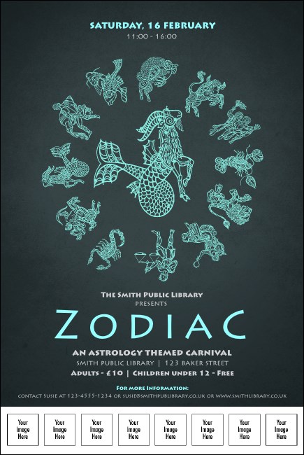 Zodiac Logo Poster Product Front